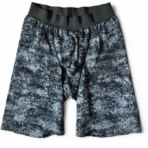 Lululemon Men's THE Short Lined Training Shorts Black‎ Gray Patterned S
